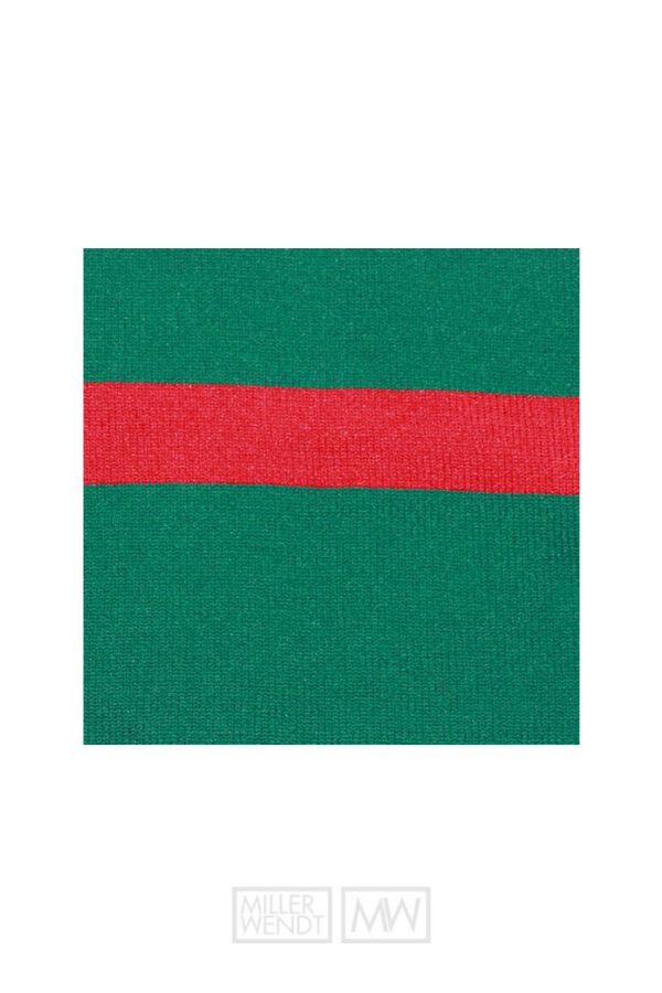 Nylon Green Red Stripe Cuff
