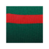Knit Green Red Stripe Cuff